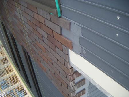 吉田様邸外壁タイル工事