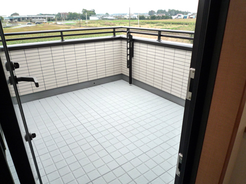 深谷市吉田様邸バルコニー